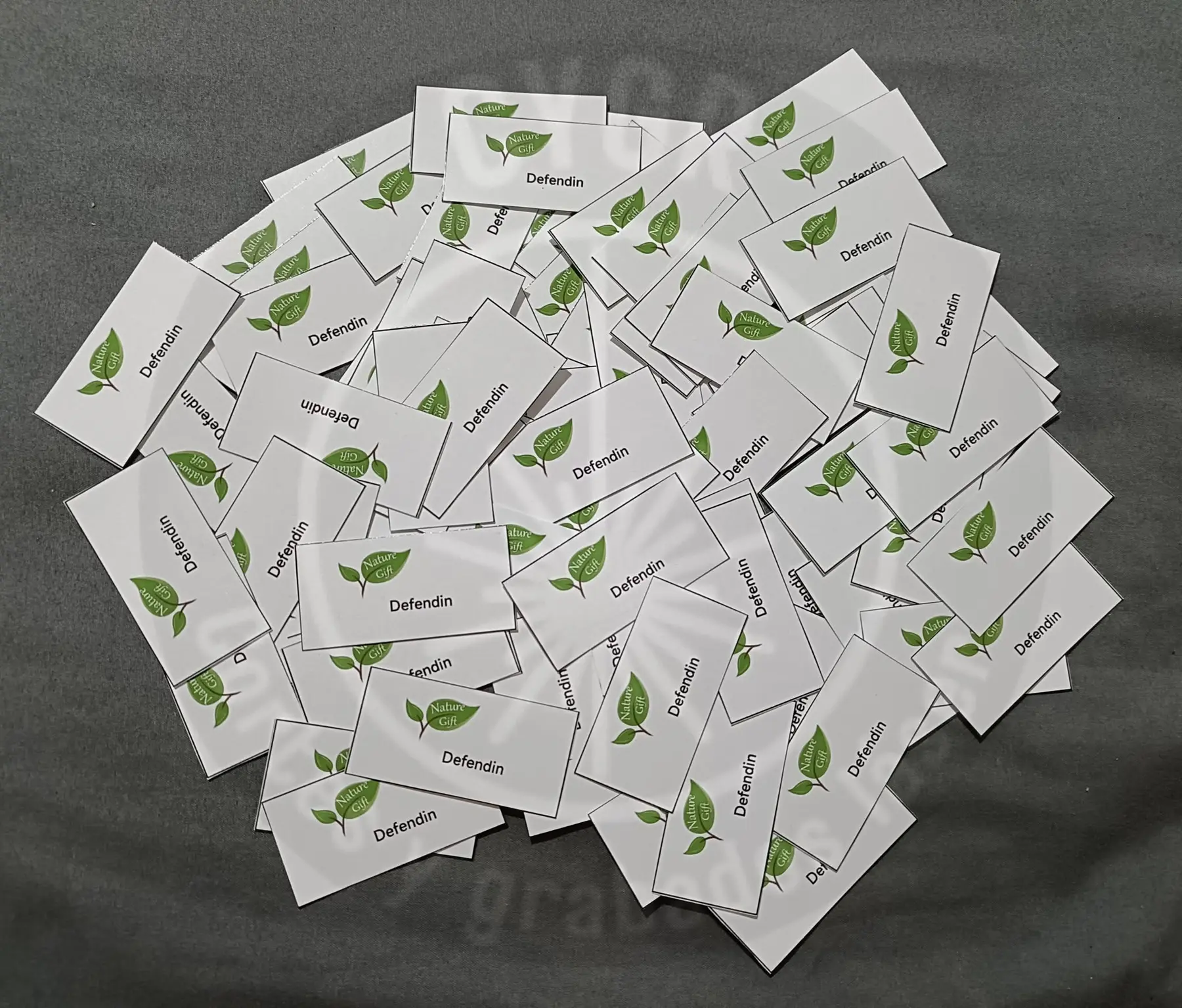 Etiquetas personalizadas impresas para productos