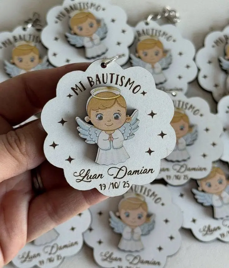 Recuerdo personalizado para bautizo